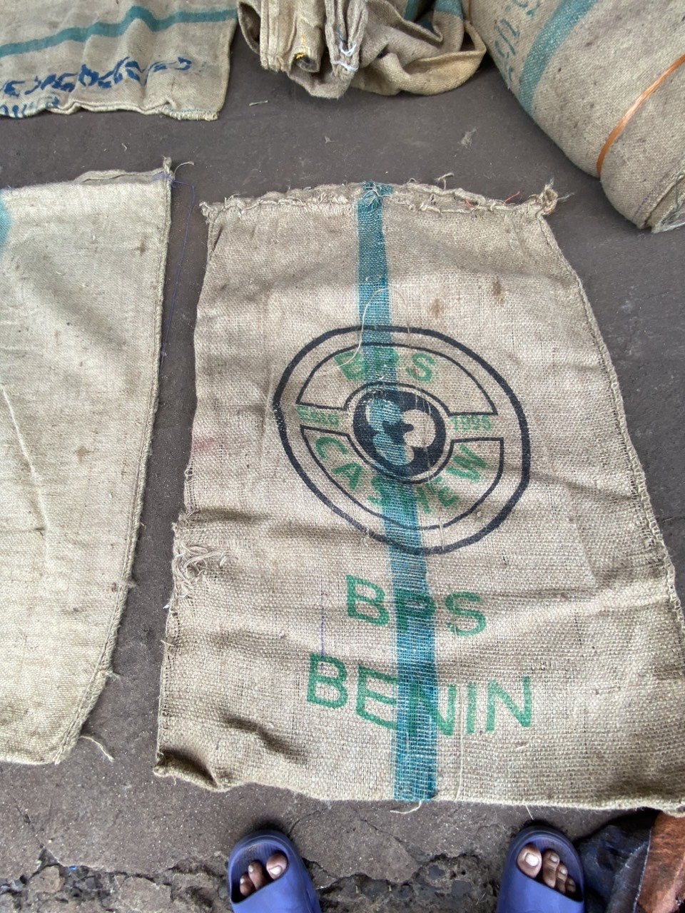 Bao bố sọc xanh